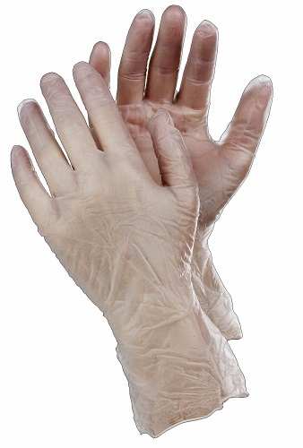 Kertakäyttökäsine Tegera 825A vinyyli puuteriton 100 kpl / pkt - Siivous-, Kemikaali- ja Kertakäyttökäsin - 67385 - 1