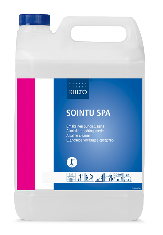 Kosteiden tilojen puhdistusaine Kiilto Sointu Spa 5 L - Saniteetti, Kosteantilan puhdistusaineet - 5215 - 1