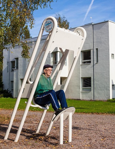 Leg Press 081011M harmaa Lappset Gym - Liikuntavälineet, Palloilu - 65155 - 1