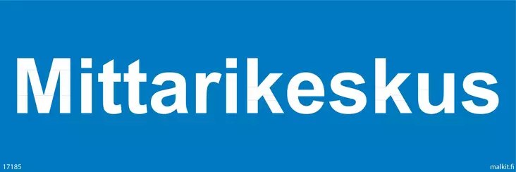 Mittarikeskus muovi 300 x 100 mm - Kiinteistökilvet - 72215 - 1