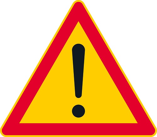 Muu vaara A33 liikennemerkkialumiini R1 600 mm - Varoitus-, etuajo- ja väistämismerkit - 67885 - 1