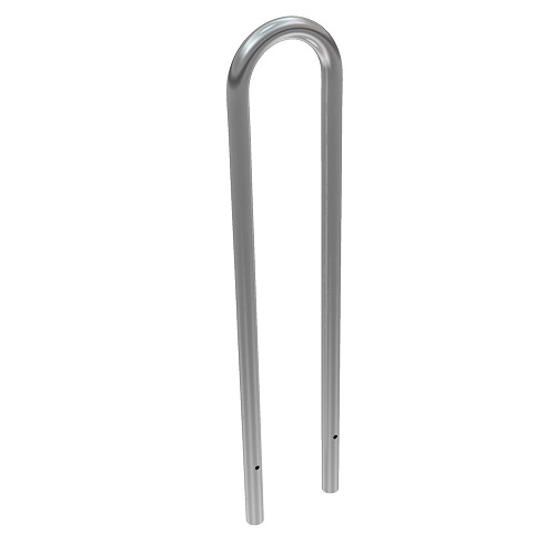 Pyöräteline kaari runkolukittava 305 mm 8090 sinkitty upotettava - Pyörätelineet, Pyöräkatokset - 68615 - 1