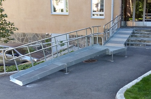 Pyörätuoliramppi mittojen mukaan - Rampit, Kaiteet, Aidat - 60295 - 1