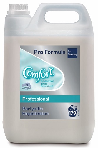 Pyykinhuuhteluaine Comfort Sensitive Professional 5 L hajustamaton - Astianpesuaineet, Pyykinpesuaineet - 12565 - 1