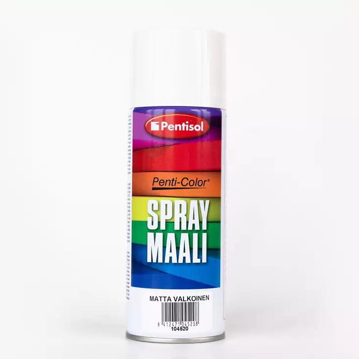 Spraymaali matta valkoinen RAL 9010 - Puhdistusaineet, Hoitoaineet - 5005 - 1