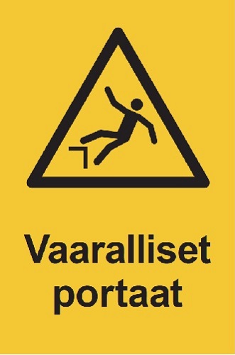 Vaaralliset portaat opaste - Varoituskilvet - 73155 - 1