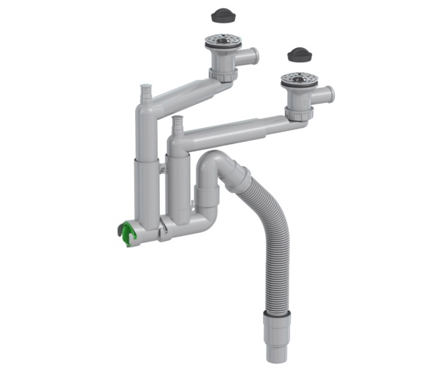 Vesilukko 2-os. Prevex Smartlock 70mm sihti - Vesilukot ja tarvikkeet - 62015 - 1