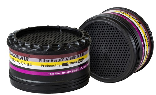 Yhdistelmäsuodatinpari ABE1 P R SL- OTSONI CleanAir AerGO puhallinyksikköön - Hengityksen suojaimet - 57925 - 1