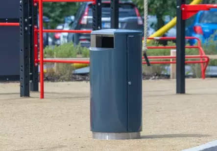 Roska-astia City Malkit 140 L harmaa RAL 7021 - Roska-astiat - 75436 - 1