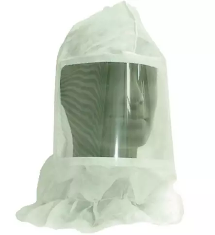 Kertakäyttöhuppu Rayon näkölevyllä - Silmien ja kasvojen suojaimet - 2556 - 1