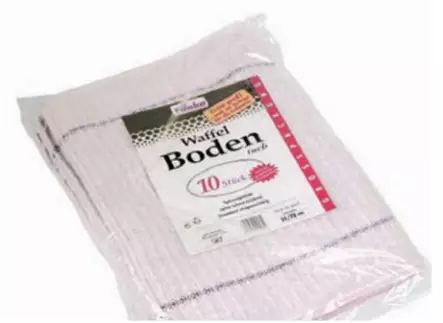 Lattialiina vohvelikudottu 50 x 70 cm 10 kpl / pkt - Siivousliinat, Sienet - 6026 - 1