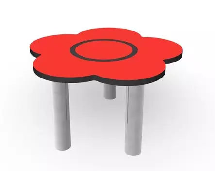 Leikkipöytä Kukka 104610M Lappset ABC - Leikkivälineet - 60276 - 1