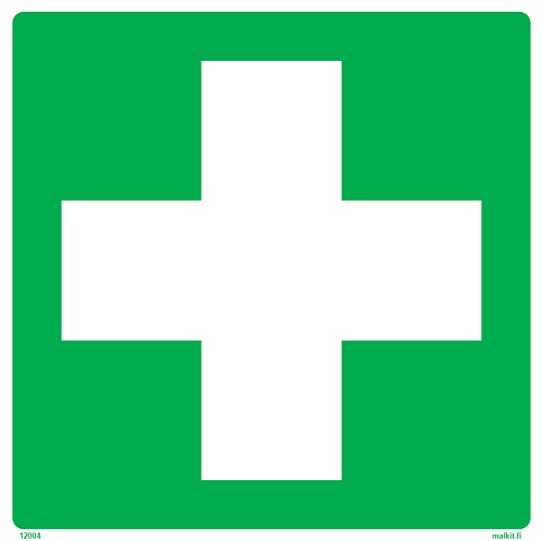 Ensiapuristi opaste - Jälkivalaisevat kyltit - 65666 - 1