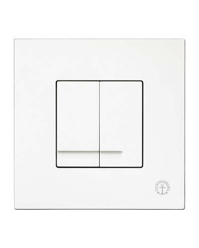 Huuhtelupainike Triomont XS seinäpainike valkoinen GB1921102052 Gustavsberg - Gustavsberg varaosat ja työkalut - 64686 - 1