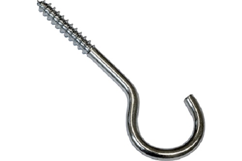 Kattokoukku 60 mm sinkitty teräs 2 kpl - Koukut, Sakkelit - 63016 - 1