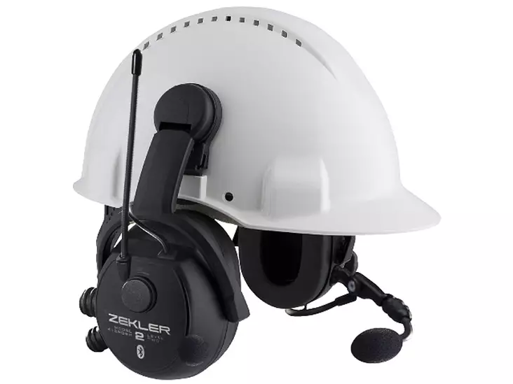 Kuulonsuojain kypäräkiinnikkeillä, Bluetooth, radio ja kuuntelu Zekler 412RDBH - Kuulonsuojaimet - 2716 - 1