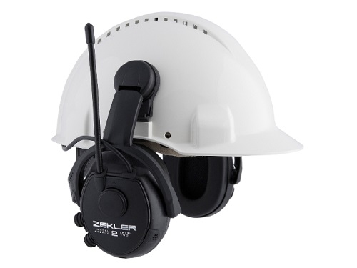 Kuulonsuojain kypäräkiinnikkeillä, radio ja kuuntelutoiminto Zekler 412RDH - Kuulonsuojaimet - 2656 - 1