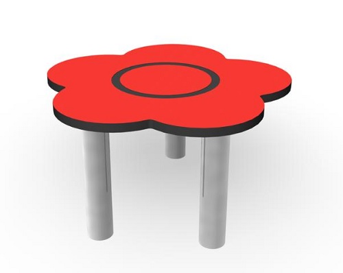 Leikkipöytä Kukka 104610M Lappset ABC - Leikkivälineet - 60276 - 1