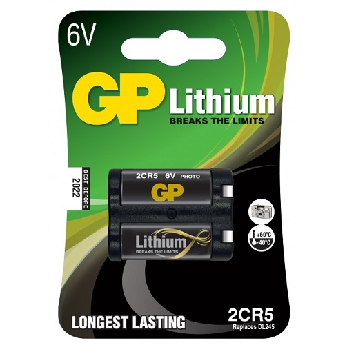 Paristo GP 2CR5 6 V lithium-fotoparisto - Paristot - 1516 - 1