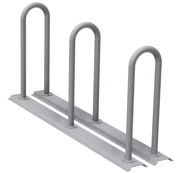 Pyörätelinemoduuli kaari 3-osainen runkolukittava 99708 sinkitty - Pyörätelineet, Pyöräkatokset - 68626 - 1