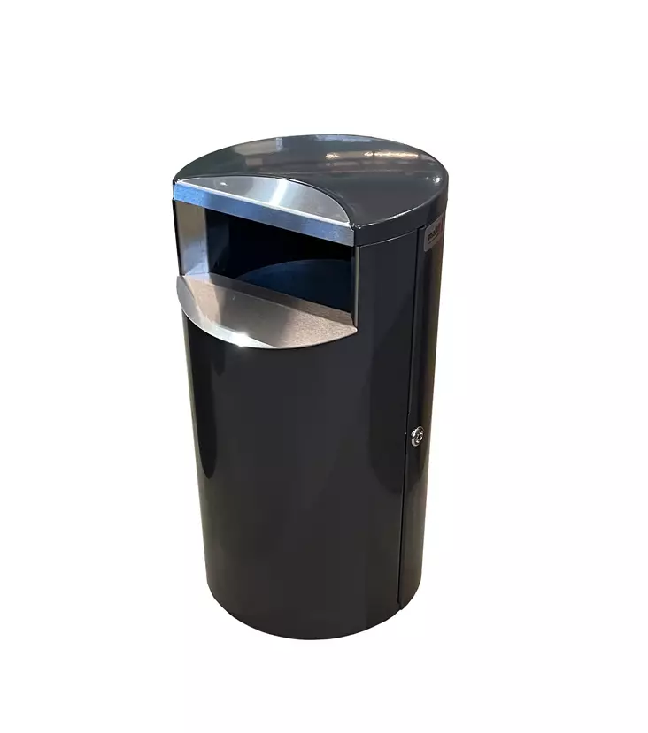 Roska-astia City Malkit 30 L harmaa RAL 7021 - Roska-astiat - 70366 - 1