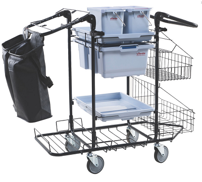 Siivousvaunu MultiSteel Plus - Siivousvaunut, Välinepitimet - 60296 - 1