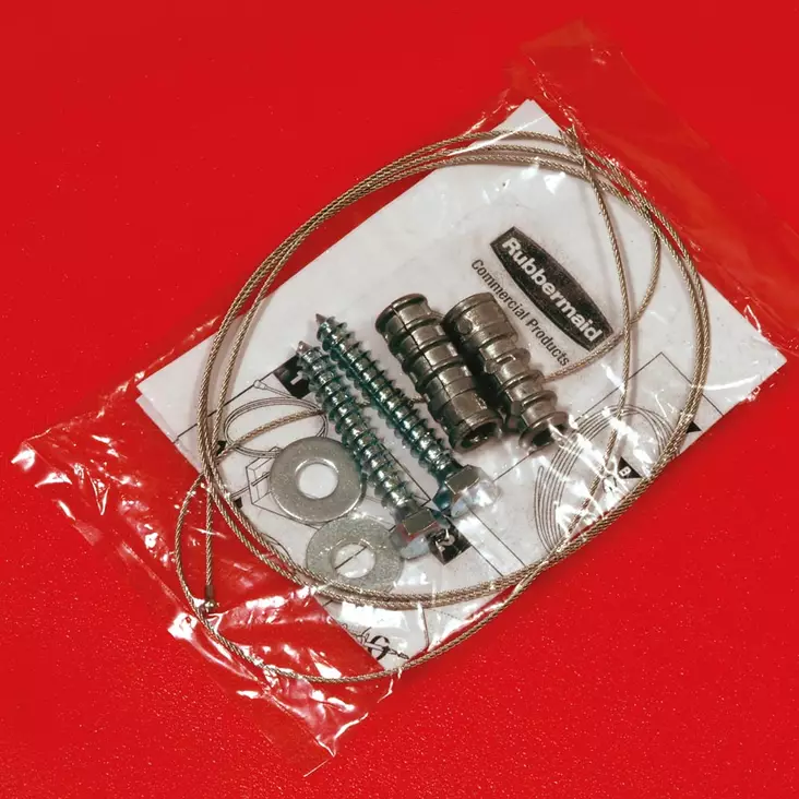 Tuhka-astian lukkopulttisarja Rubbermaid Torni astiaan - Roska-astioiden varaosat - 69186 - 1