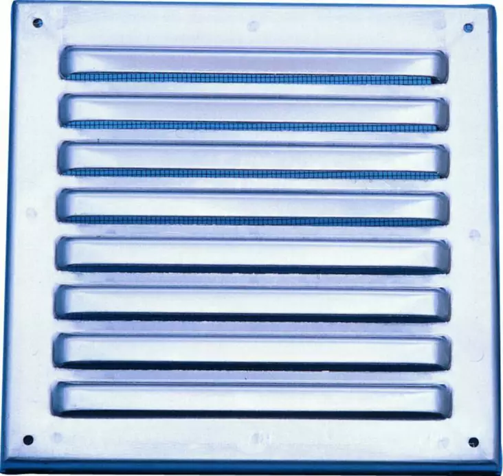 Ulkosäleikkö Fläkt SVN 150 x 150 mm valkoinen - Viemäröintitarvikkeet - 76446 - 1