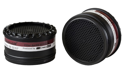 Yhdistelmäsuodatinpari A1P R SL CleanAir AerGO puhallinyksikköön - Hengityksen suojaimet - 57926 - 1