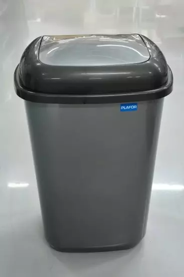 Roska-astia heilurikannella 45 L harmaa Plafor - Roskakorit, poljinastiat - 75917 - 1