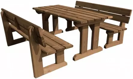 Jämerä 1800 pöytäryhmä ruskea - Ulkokalusteet - 70417 - 1