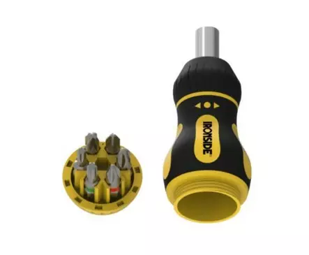 Ruuvitaltta Ironside Stubby 6-osainen 102839 - Ruuvivääntimet, Irtokärjet - 75467 - 1