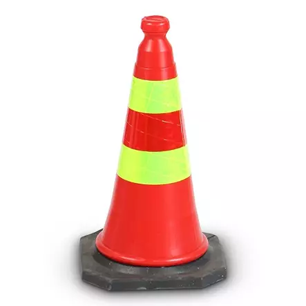 Varoituskartio Pro 45 cm muovi heijastava - Liikenteen ohjaus - 3817 - 1