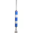 Havainnepylväs Standard sini-valkoinen 160 x 900 mm R2 muovihatulla - Liikenteen ohjaus - 75877 - 1