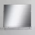 Peili kylpyhuoneen 600 x 500 mm lasihyllyllä Indus 60 - Peilikaapit, allaskaapit ja tarvikkeet - 37 - 1