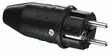 Pistotulppa kumi maadoitettu 16A IP44 ABL - Pistorasiat, Pistotulpat - 72687 - 1