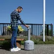 Pylvästuhkakuppi Smoker's Cease Fire vapaasti sijoitettava harmaa - Tuhkakupit - 76447 - 3