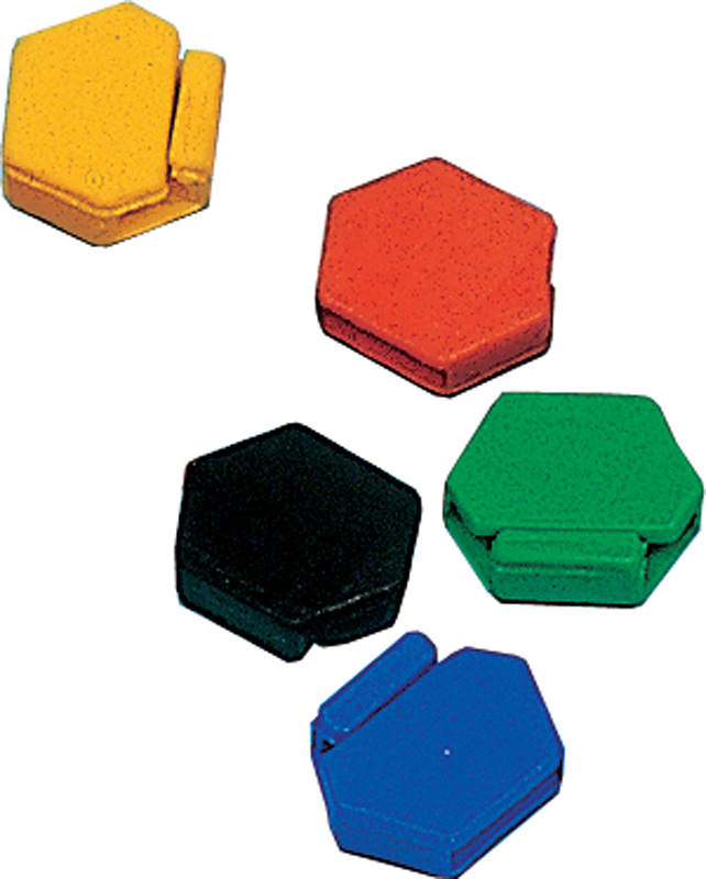 Avainmerkki muovi värilajitelma 6 kpl - Avainkaapit, avaimenperät ja avainketjut - 587 - 1