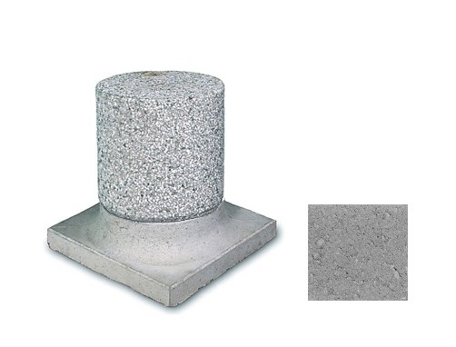 Betonipollari ø 370 mm korkeus 480 mm sileä harmaa - Liikenteen ohjaus - 14557 - 1