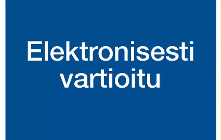 Elektronisesti vartioitu tarra 200 x 80 mm - Kiinteistökilvet - 67127 - 1