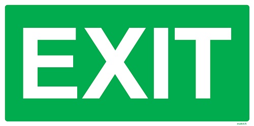 Exit opaste - Jälkivalaisevat kyltit - 67947 - 1