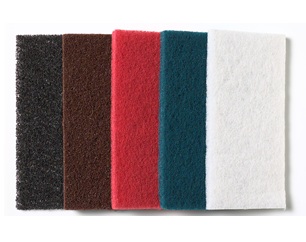 Hankauslevy ruskea 25 x12 cm 3M 10 kpl / pkt - Siivousvälineet - 5717 - 1