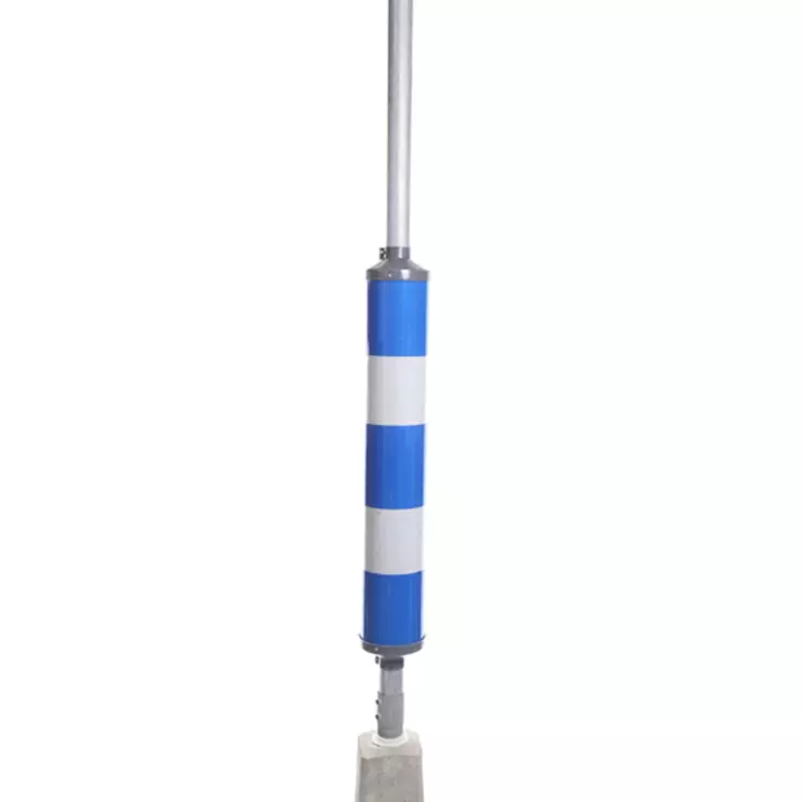 Havainnepylväs Standard sini-valkoinen 160 x 900 mm R2 muovihatulla - Liikenteen ohjaus - 75877 - 1