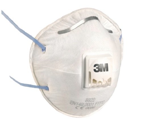 Hengityssuojain 3M 8822 FFP2V 10 kpl - Hengityksen suojaimet - 2447 - 1