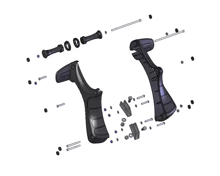 HPL jousikiikun runkopaketin varaosat 010500SP Lappset - Leikkivälineiden varaosat - 3347 - 1