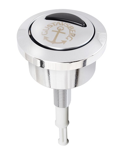 Huuhtelupainike Duo T2 kromi GB19299T2951 Gustavsberg - Gustavsberg varaosat ja työkalut - 247 - 1