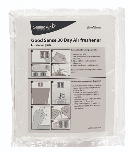 Ilmanraikastimen vaihtolevy Good Sense 30 Day Refill Green Apple 2 kpl - Siivousaineet - 64187 - 1