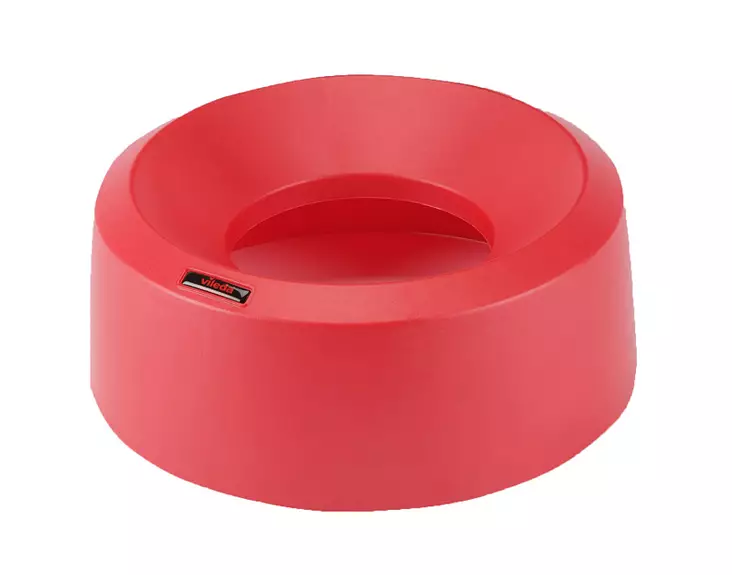 Jäteastian kansi Iris pyöreä punainen Ø 38 x 15 cm - Roskakorit, poljinastiat - 5427 - 1