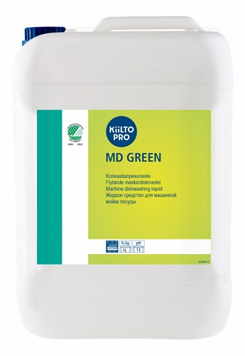 Koneastianpesuaine Kiilto MD Green 10 L - Astianpesuaineet, Pyykinpesuaineet - 62417 - 1