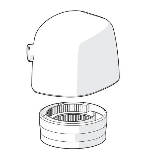 Lämmönsäätökahva täydellinen 188089V - Oras varaosat - 55587 - 1